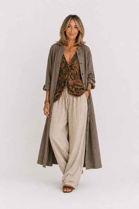 CONJUNTO BOHO LINO 3 PIEZAS — EDICIÓN MEDITERRÁNEA