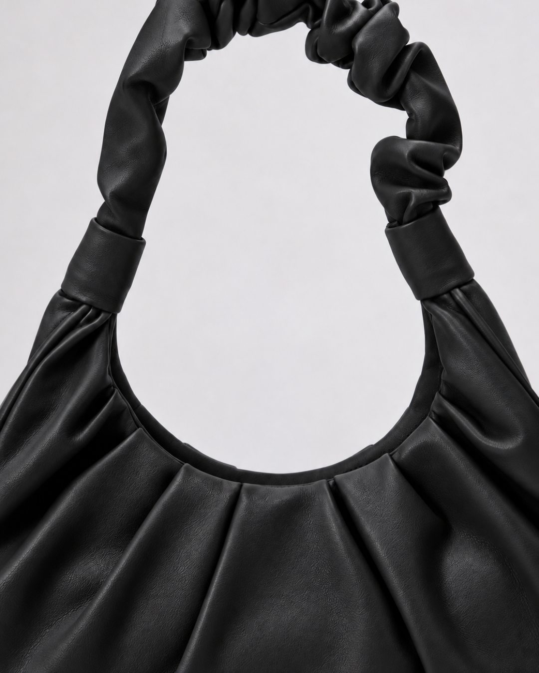 Bolsa Alma Marfil | Bolsa de hombro fruncida
