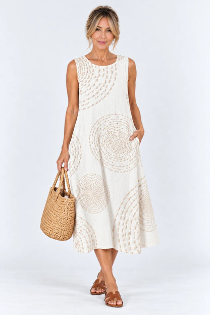 VESTIDO ALMA™ – ELEGANCIA NATURAL Y ENCANTO ARTESANAL