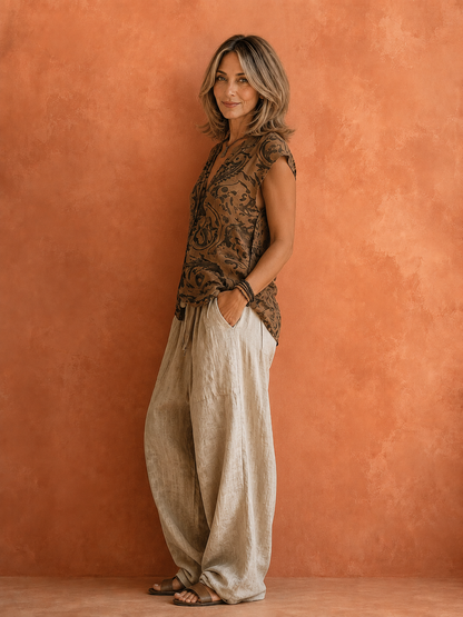 CONJUNTO BOHO LINO 3 PIEZAS — EDICIÓN MEDITERRÁNEA