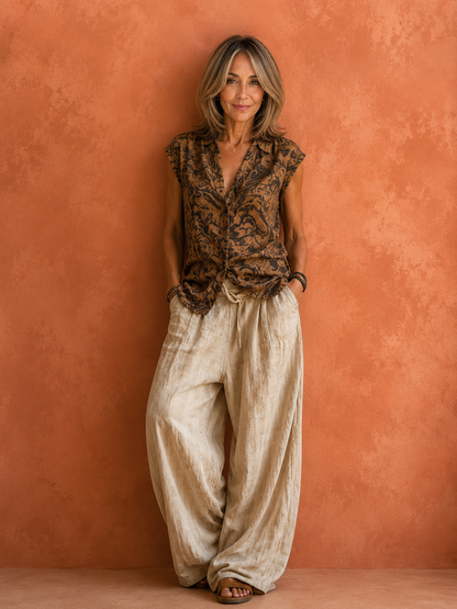 CONJUNTO BOHO LINO 3 PIEZAS — EDICIÓN MEDITERRÁNEA