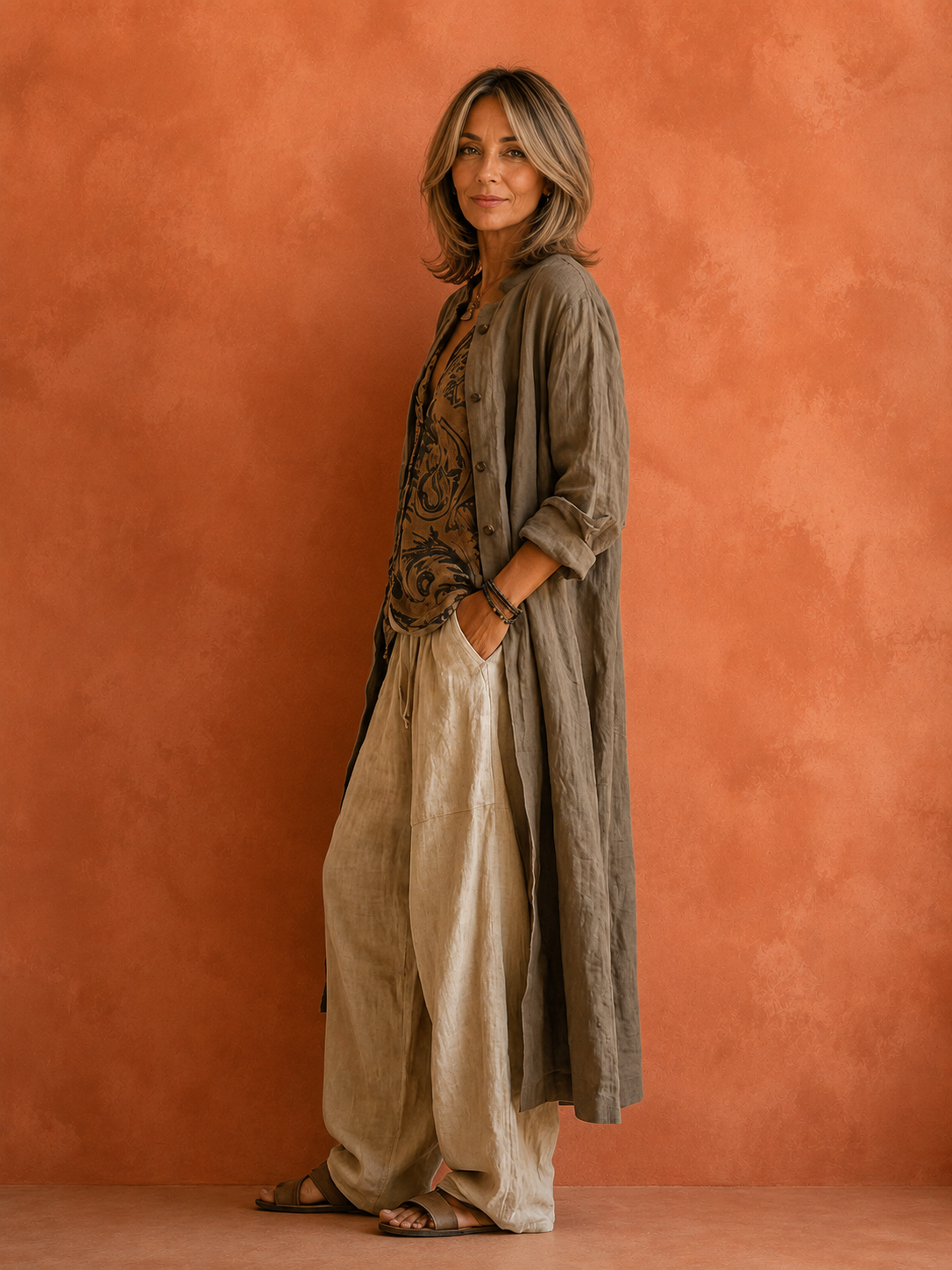 CONJUNTO BOHO LINO 3 PIEZAS — EDICIÓN MEDITERRÁNEA