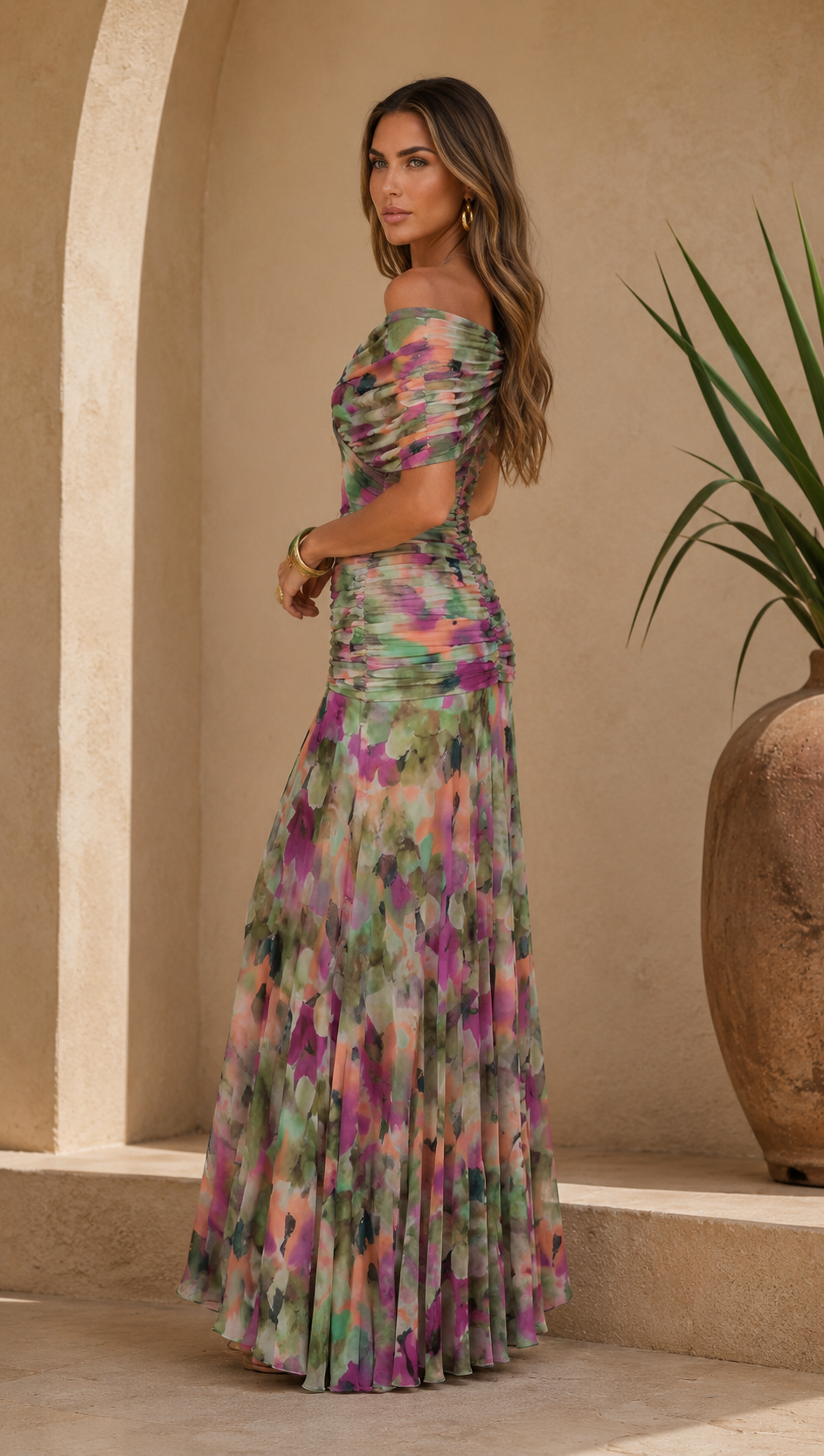 GIOVANNA™ | VESTIDO PLISADO ELEGANTE MULTICOLOR