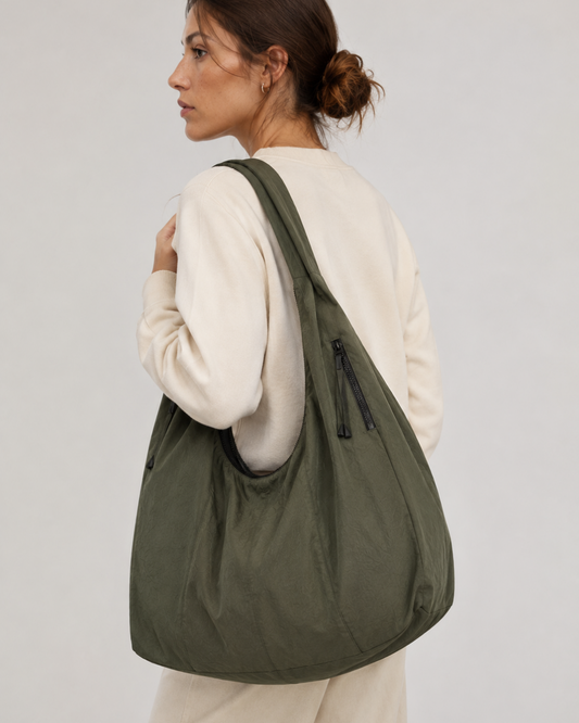 Bolsa Hobo Grande de Nylon | Ligera y Espaciosa