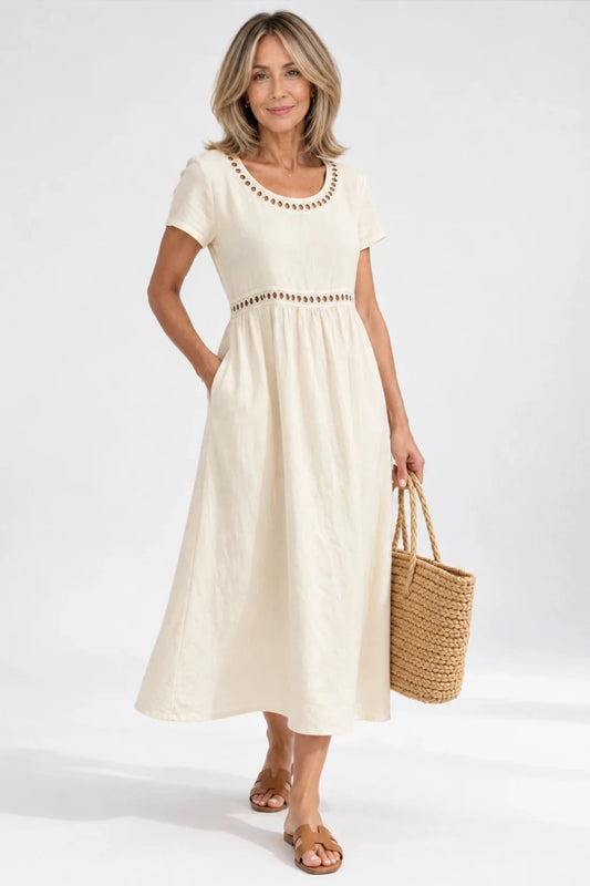 VESTIDO CLAUDIA™ – ENCANTO NATURAL Y COMODIDAD