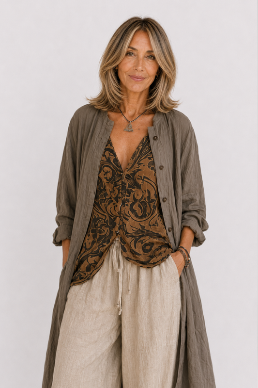 CONJUNTO BOHO LINO 3 PIEZAS — EDICIÓN MEDITERRÁNEA