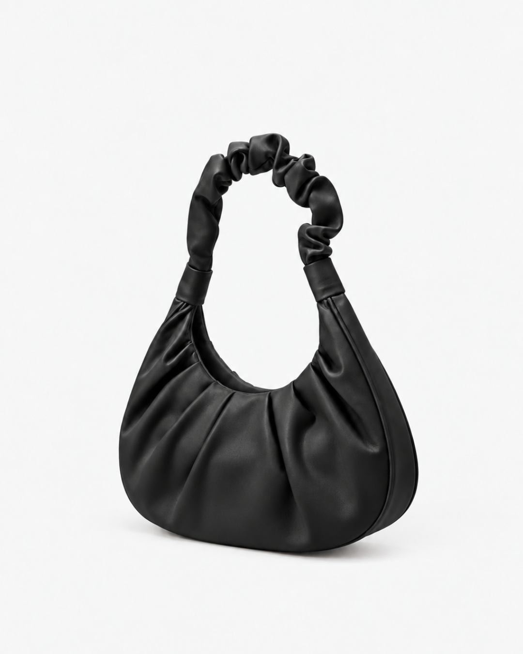 Bolsa Alma Marfil | Bolsa de hombro fruncida