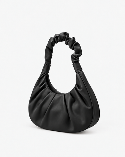 Bolsa Alma Marfil | Bolsa de hombro fruncida