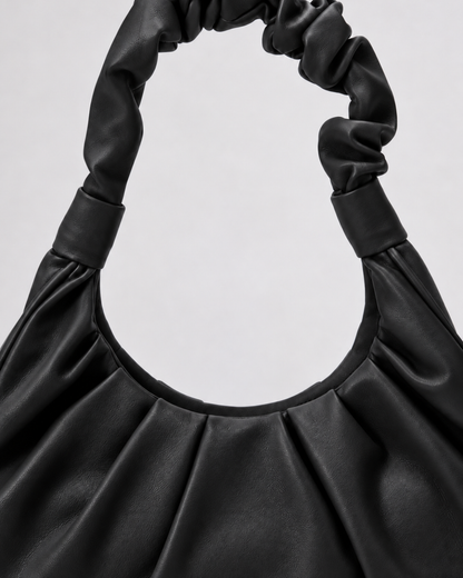 Bolsa Alma Marfil | Bolsa de hombro fruncida