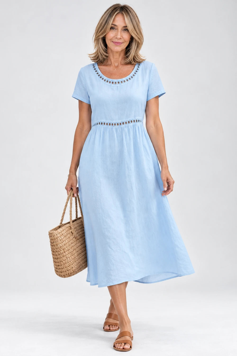 VESTIDO CLAUDIA™ – ENCANTO NATURAL Y COMODIDAD