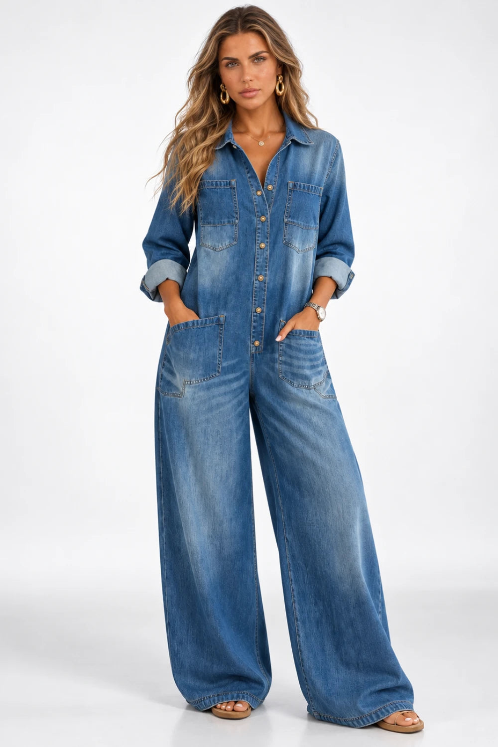 MONO VALERIA™ – ESTILO DENIM Y COMODIDAD TOTAL