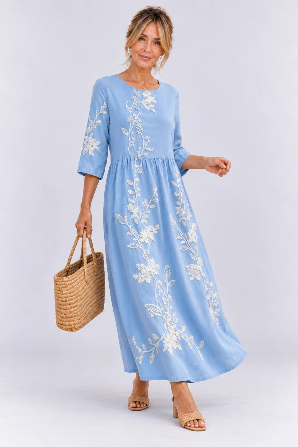 VESTIDO CELESTE™ – ELEGANCIA QUE FLORECE