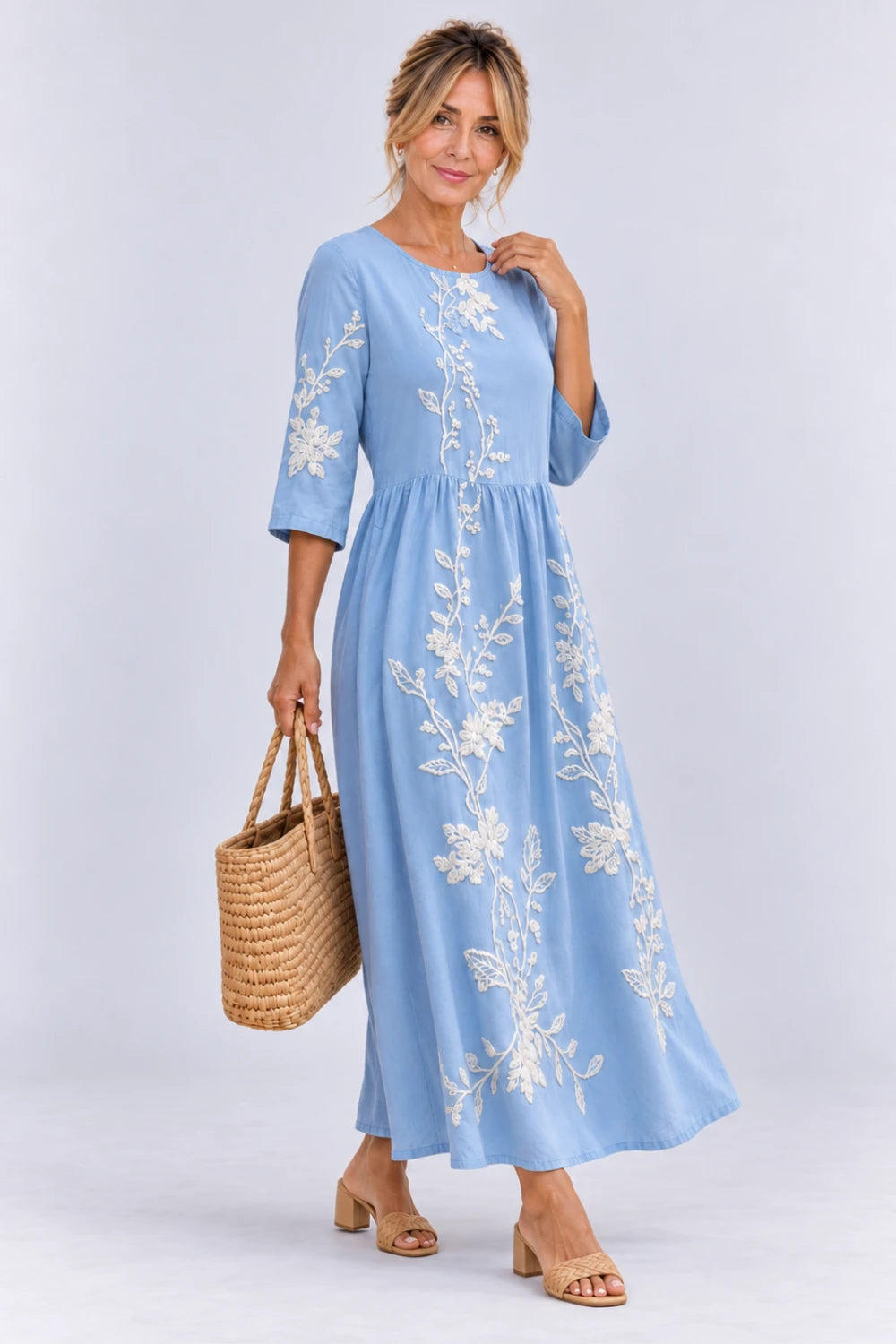 VESTIDO CELESTE™ – ELEGANCIA QUE FLORECE