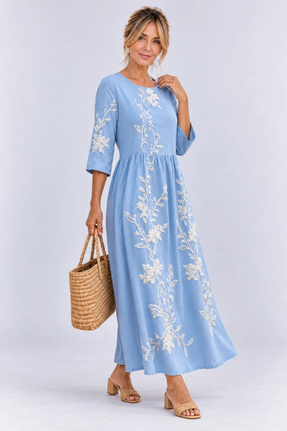 VESTIDO CELESTE™ – ELEGANCIA QUE FLORECE