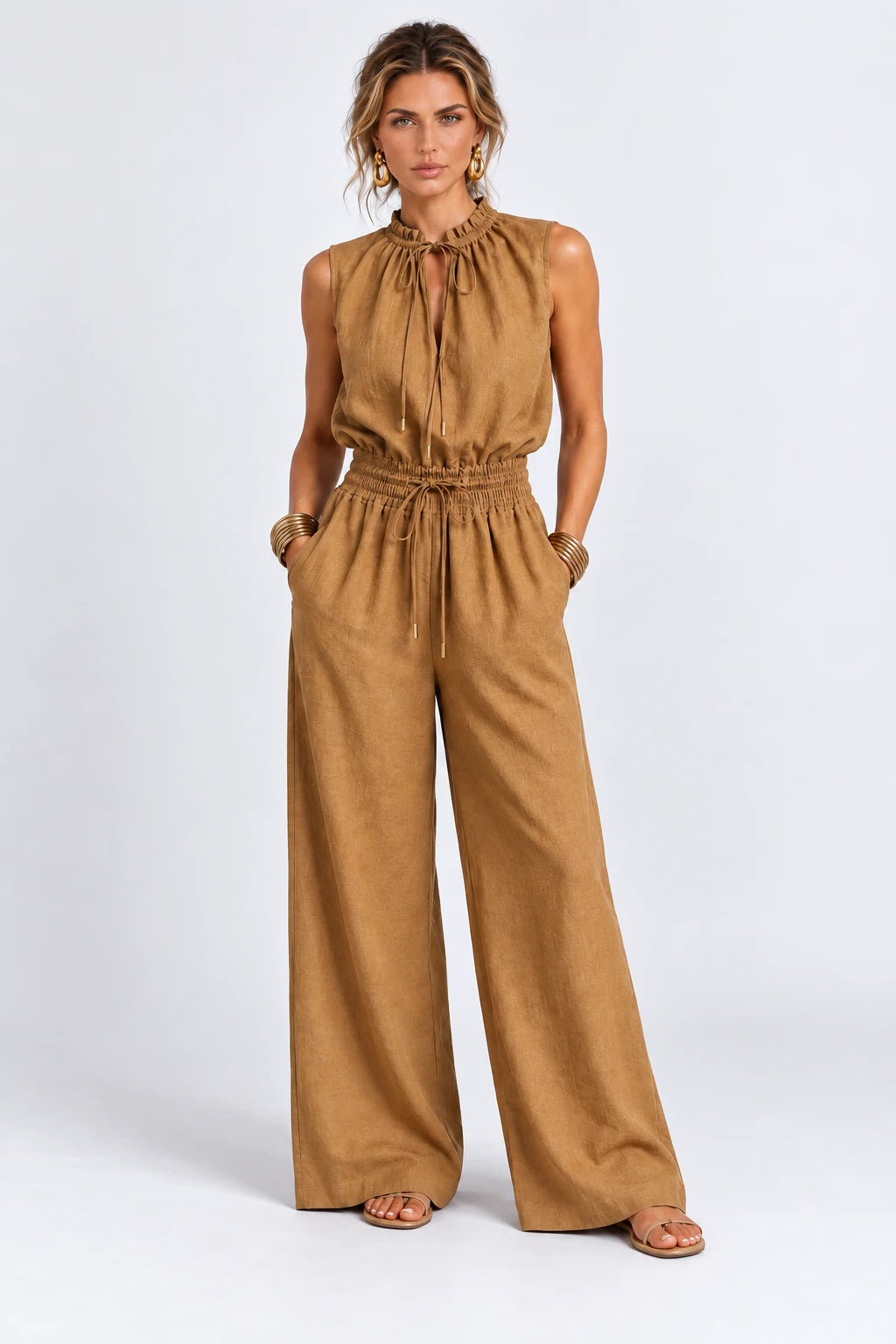CELIA™ | MONO ELEGANTE SIN MANGAS CON CUELLO ALTO