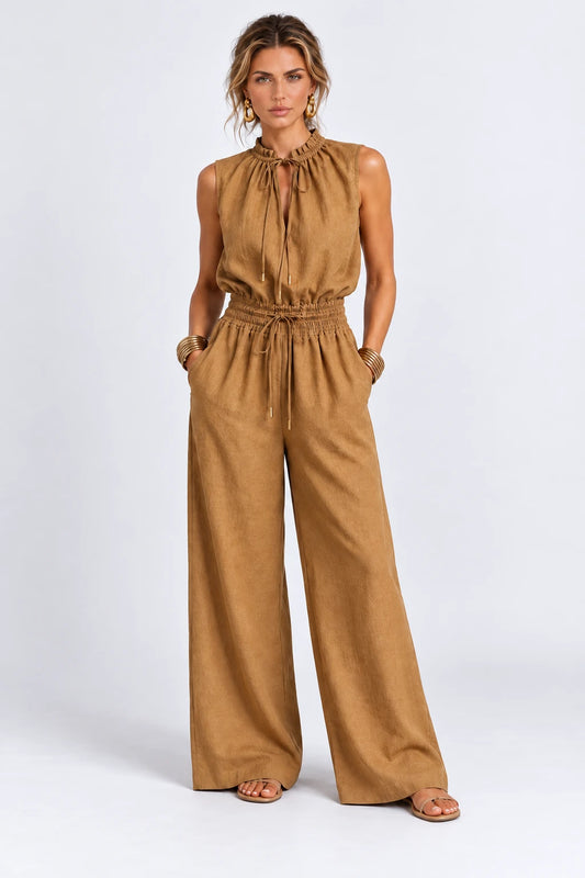 CELIA™ | MONO ELEGANTE SIN MANGAS CON CUELLO ALTO
