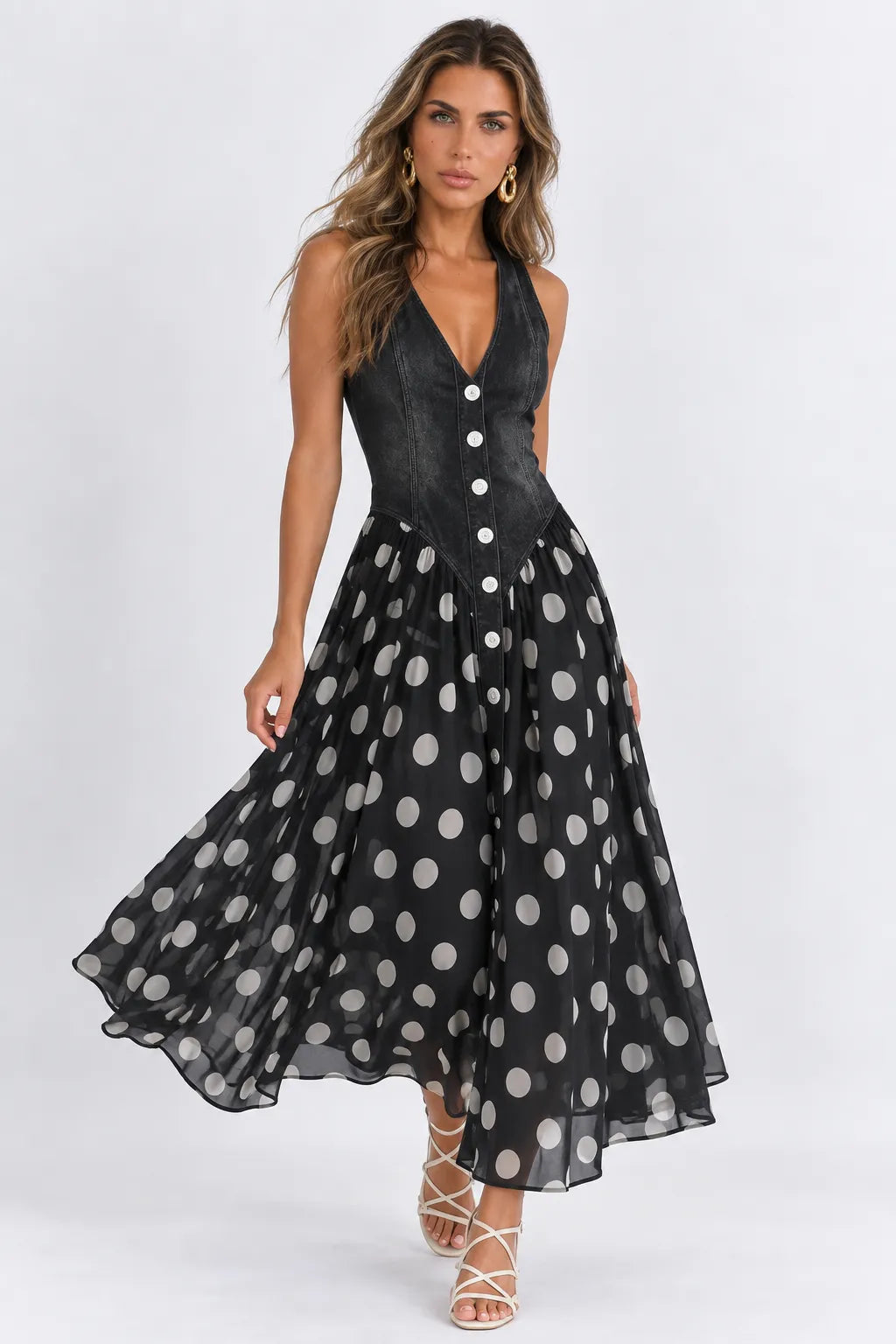 VESTIDO RENATA™ – ELEGANCIA DENIM