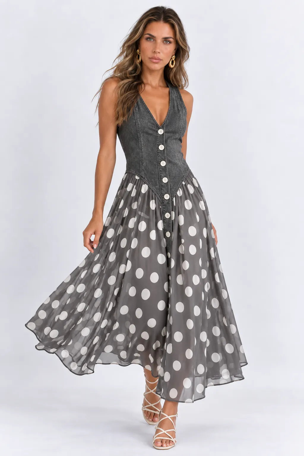 VESTIDO RENATA™ – ELEGANCIA DENIM