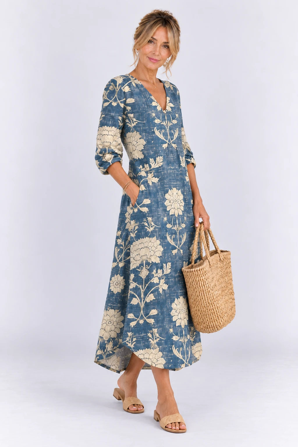 VESTIDO ADELIA™ – ENCANTO AZUL