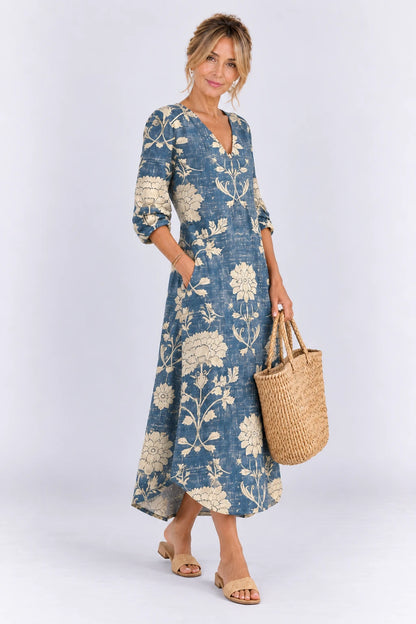 VESTIDO ADELIA™ – ENCANTO AZUL
