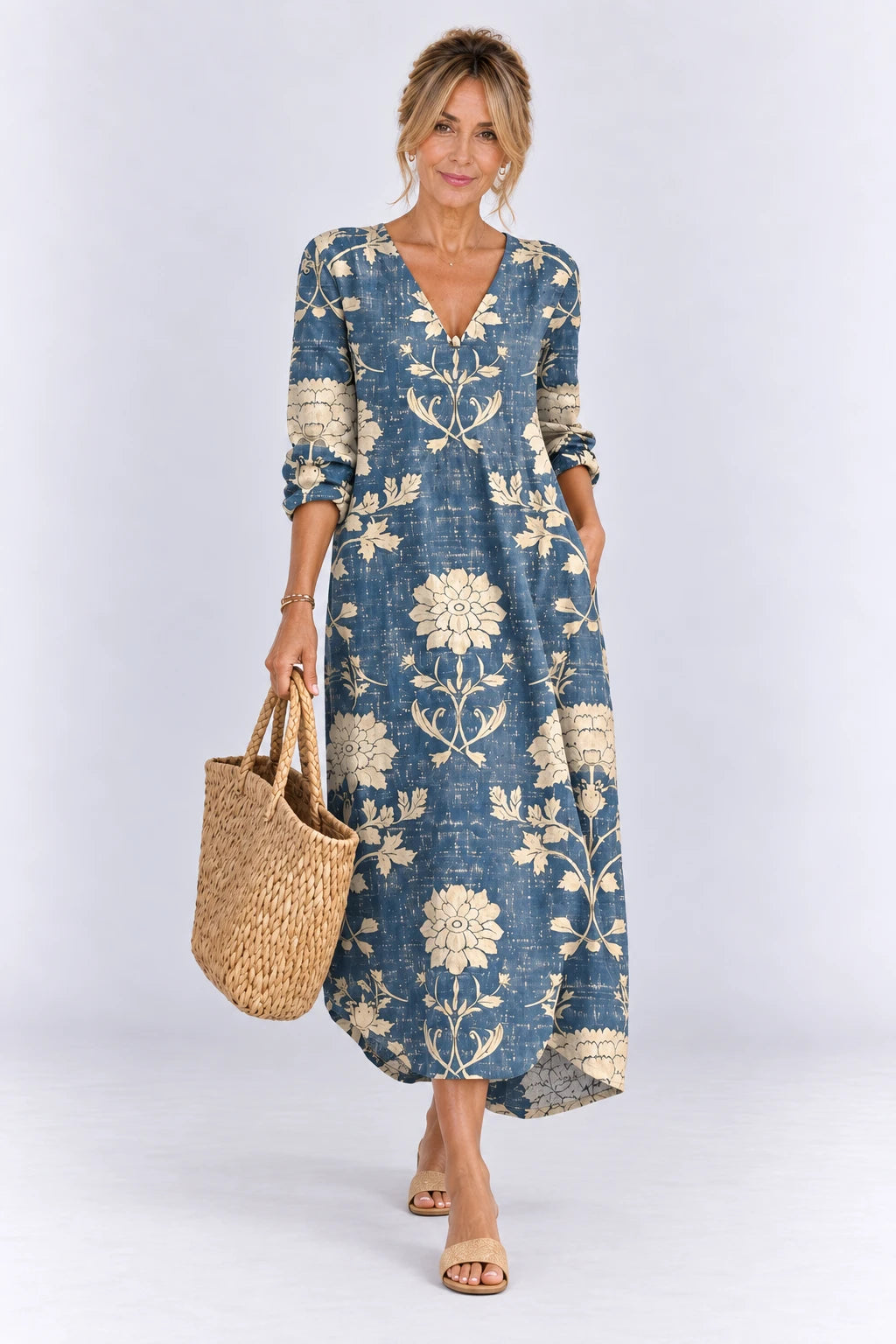 VESTIDO ADELIA™ – ENCANTO AZUL