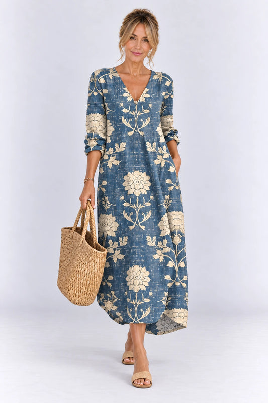 VESTIDO ADELIA™ – ENCANTO AZUL
