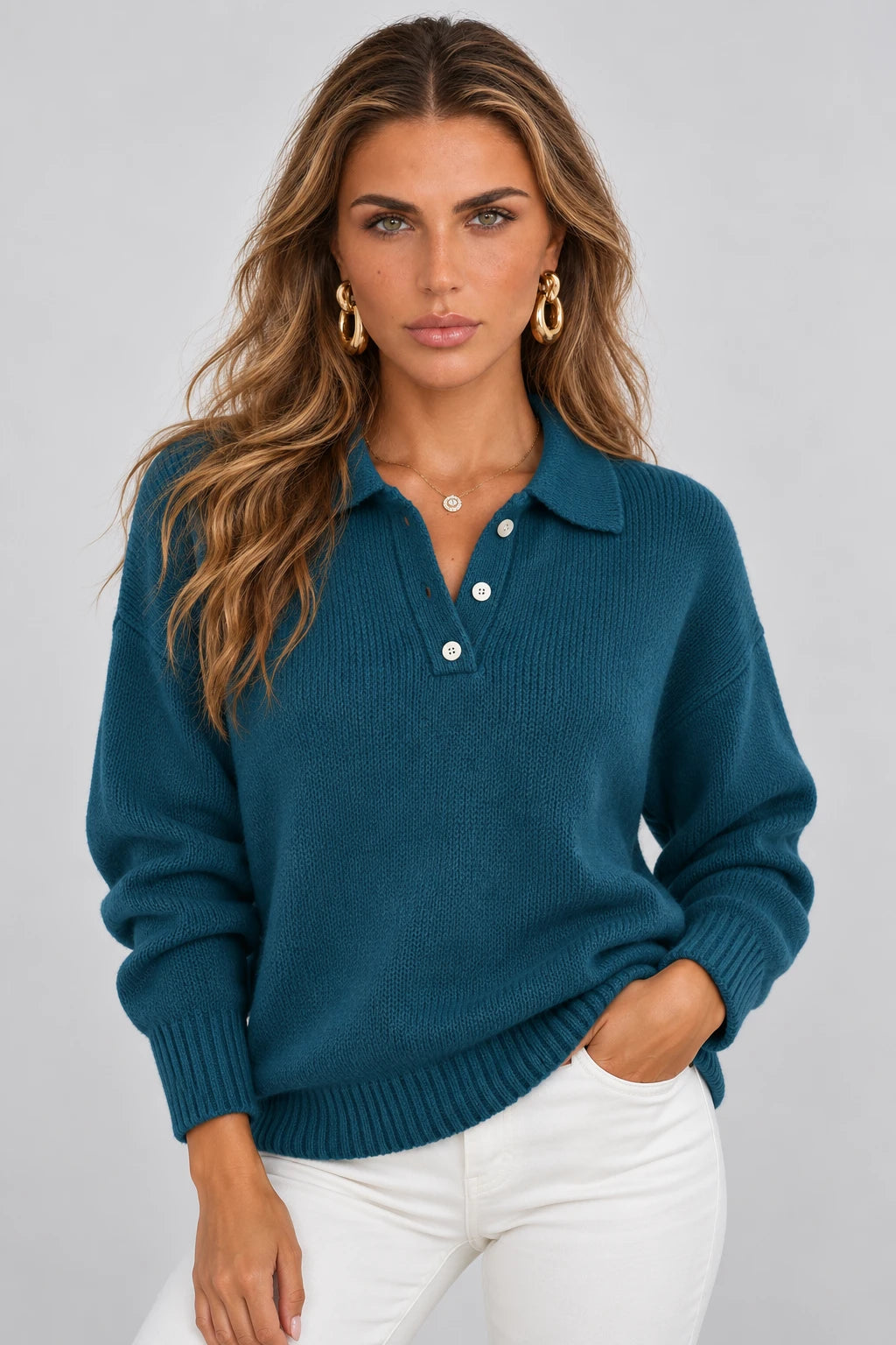 SUÉTER ALMA™ – ELEGANCIA COTIDIANA