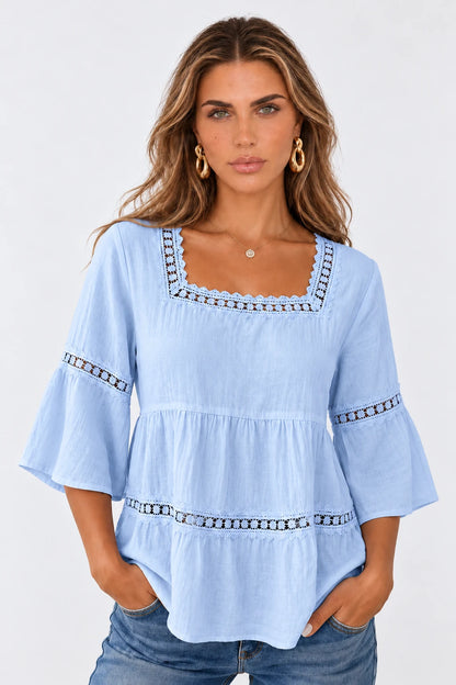 BLUSA PAOLA™ – ELEGANCIA FRESCA