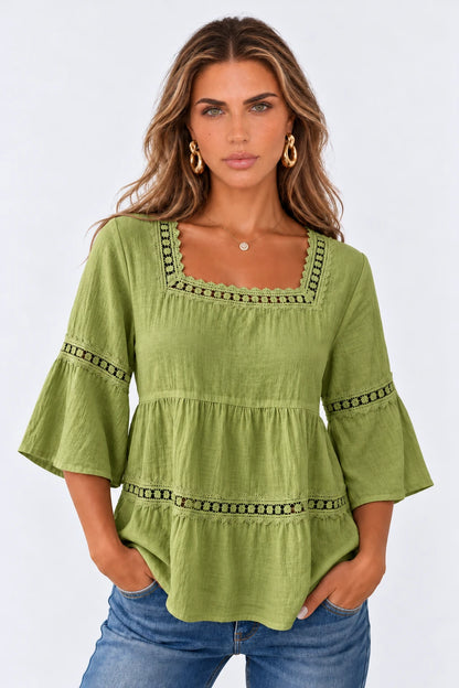 BLUSA PAOLA™ – ELEGANCIA FRESCA